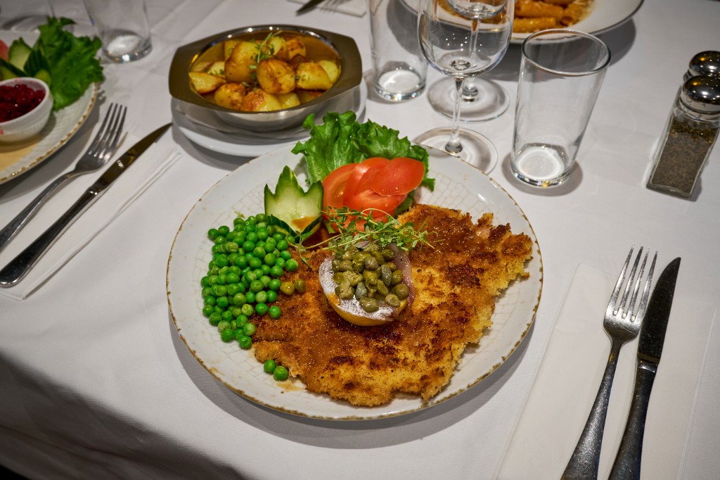 Panerad schnitzel (på fläsk)